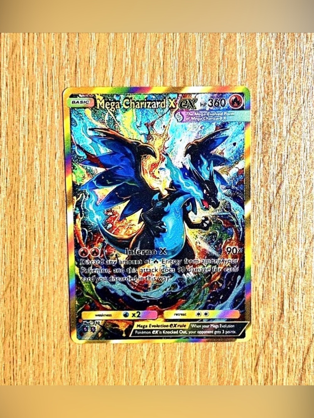Mega Charizard x EX customized card